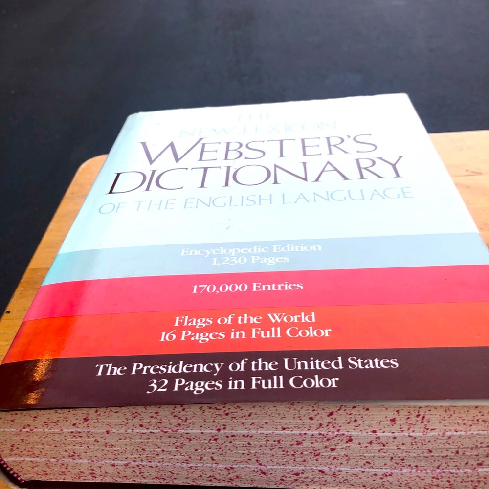 The New Lexicon Websters Dictionary English Language, Encyclopedic Ed 1987